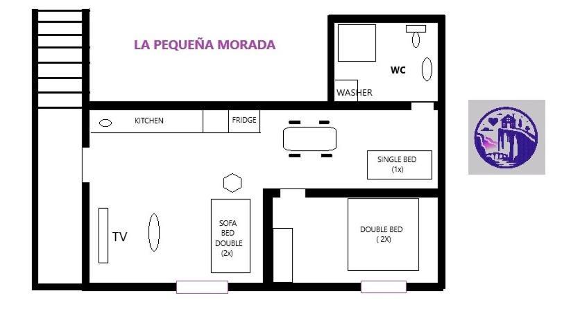 Апартаменти La Pequena Morada Аркос-де-ла-Фронтера Екстер'єр фото